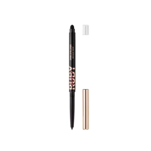 LÁPIS OLHOS RETRATIL EM GEL A PROVA D AGUA RUBY KISSES BLACKEST BLACK