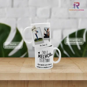 Caneca Personalizada - Para o Melhor Pai do Mundo