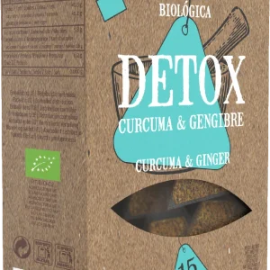 Infusão Detox Curcuma e Gengibre Saquetas Bio