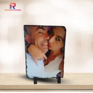 Moldura em Xisto com Fotografia