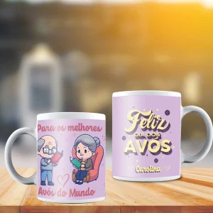 Caneca Especial Dia dos Avós - Lembrança Personalizada
