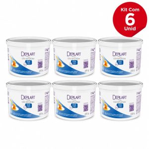 KIT 6UN CERA DEPILATÓRIA FRIA 200G