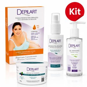 KIT DEPILAÇÃO EM CASA