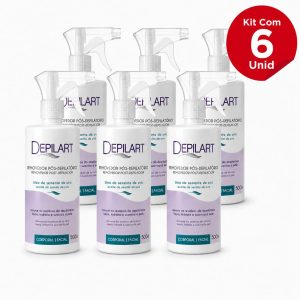 KIT REMOVEDOR POS-DEPILATORIO OLEO DE SEMENTE DE UVA 500ML 6UN