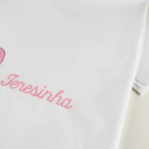 Lençol Bebé com Nome e Desenho